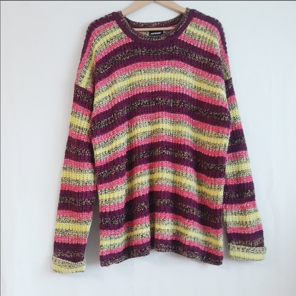 Joe Boxer - Neon Striped Sweater - 2X - Picture 2 of 3
